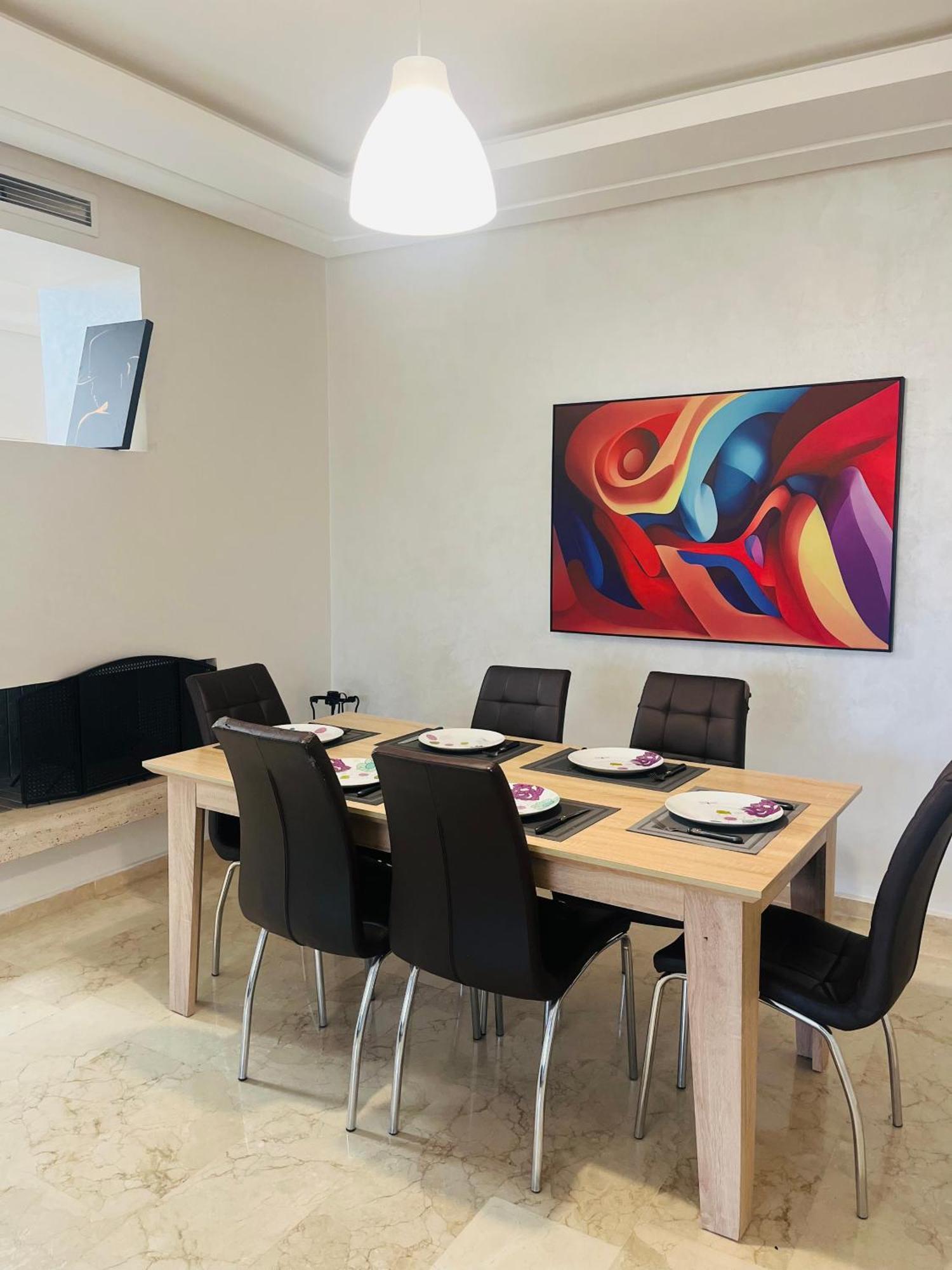 Chic & Cosy Flat Near Airport Lockbox Fast Wifi Apartamento Nouaceur Exterior foto
