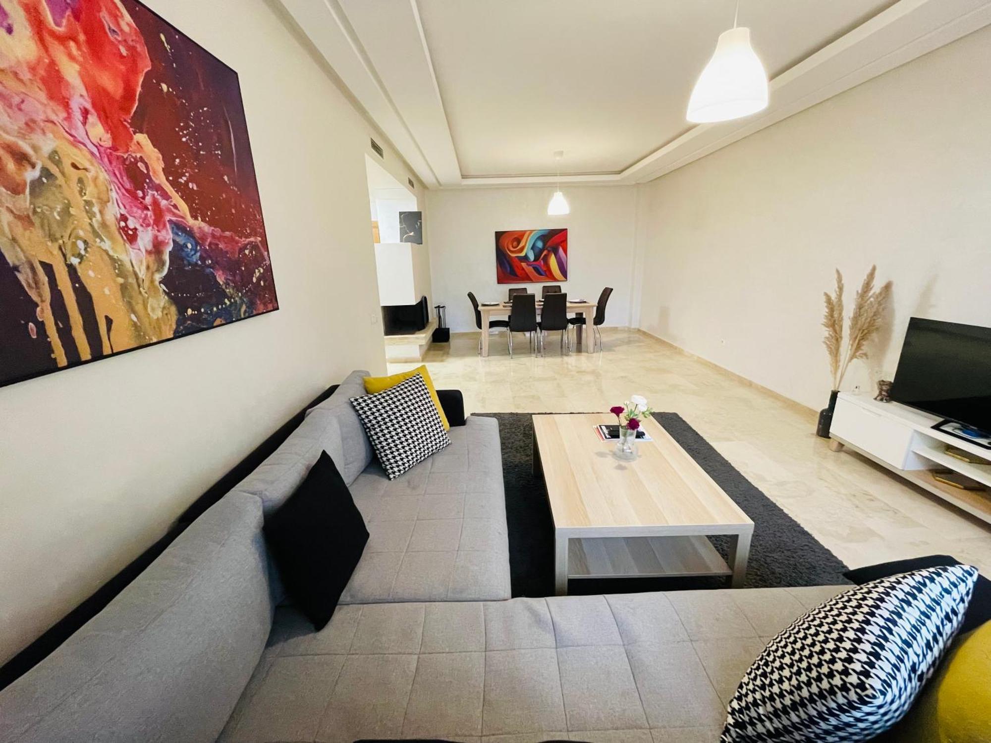 Chic & Cosy Flat Near Airport Lockbox Fast Wifi Apartamento Nouaceur Exterior foto